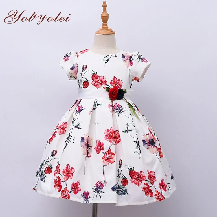 Latest African Child Kid Girl Design Printed Party Dress For Fashion Show
