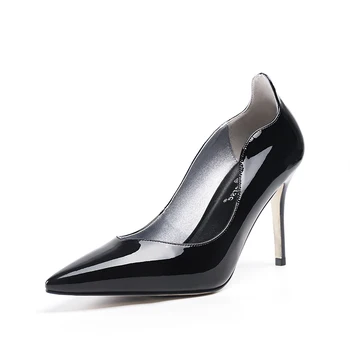 Fancy Patent Leather High Pressure Pumps Dress Shoes Women Heels - Buy ...