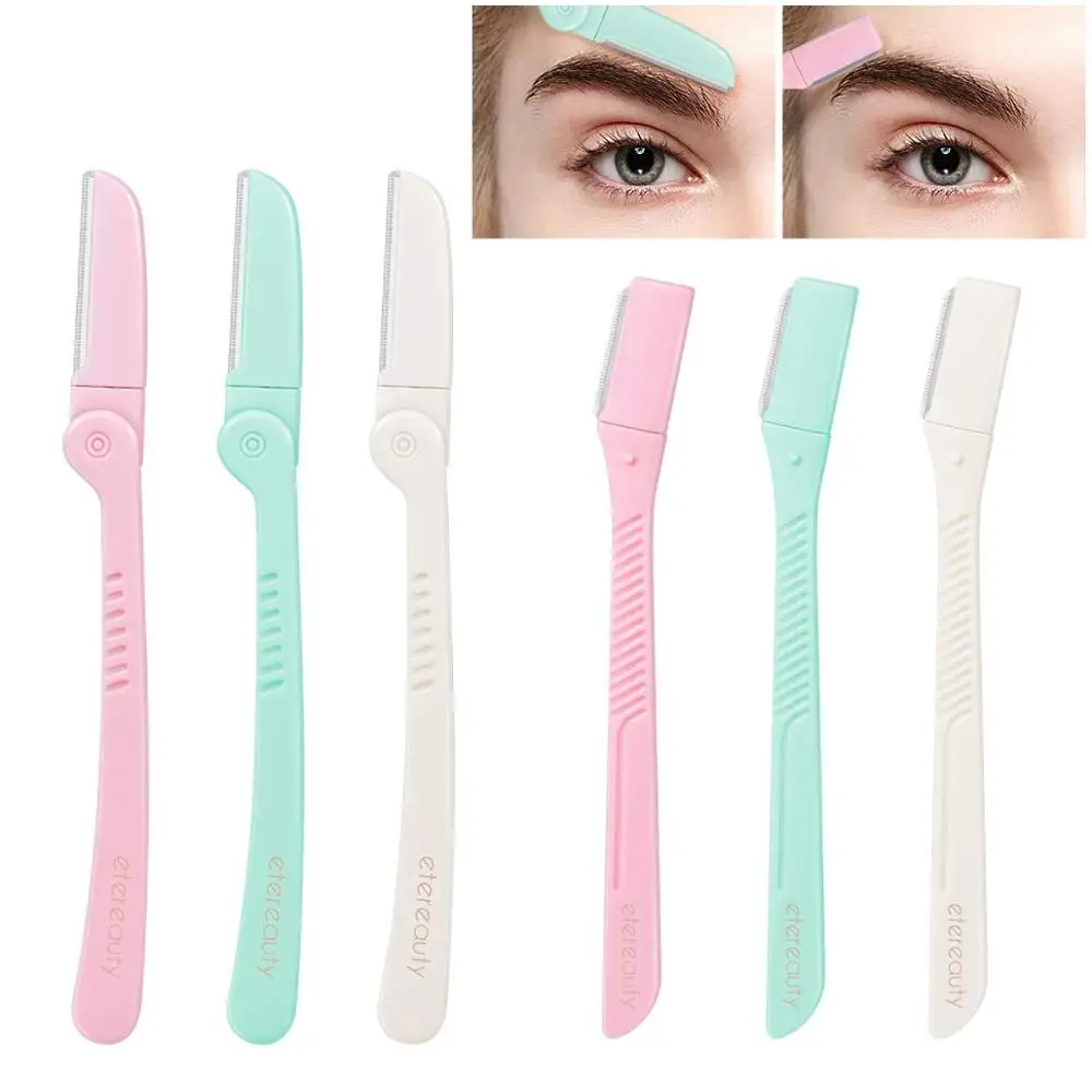 

Perfect Eyebrow Shaper Razor And Foldable Facial Razor with Unique and Safer Fine Mesh & Precision Cover, Customized