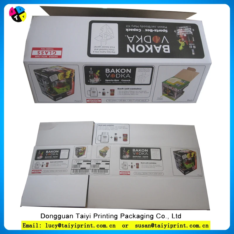 CUSTOM DESIGN PACKAGING BOX CARDBOARD SHIPPING BOX