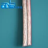 Transparent speaker cable marked colors/clear Speaker Wire