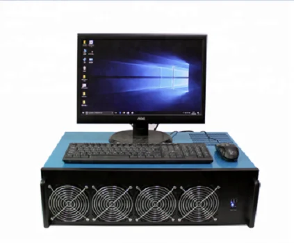 

In stock barebone miner rig 4W9 4U612 8GPU mining case lowest price for sale