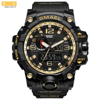

Electronic Sports Watches Military G style Analog Quartz Led Outdoor 50M Dive Waterproof Dual Time Digital Men smael watch