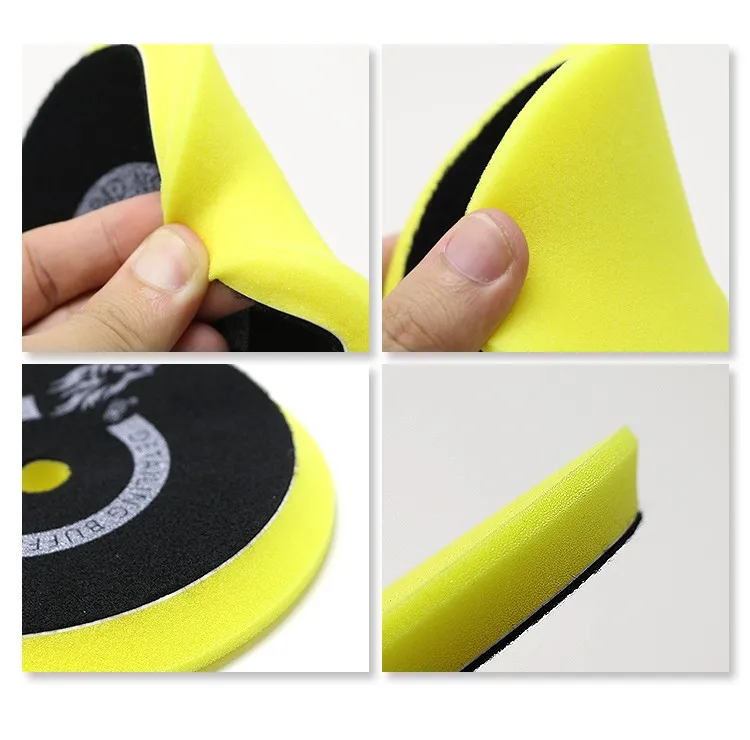 5pcs Top Sale 5inch Da Polisher Polishing Foam Pad Set For Car