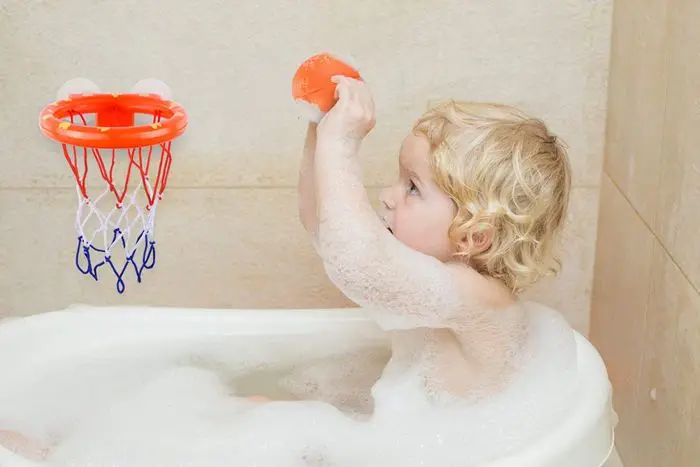 2020 juguetes de baño divertidos juegos de bolas de baloncesto para ni 