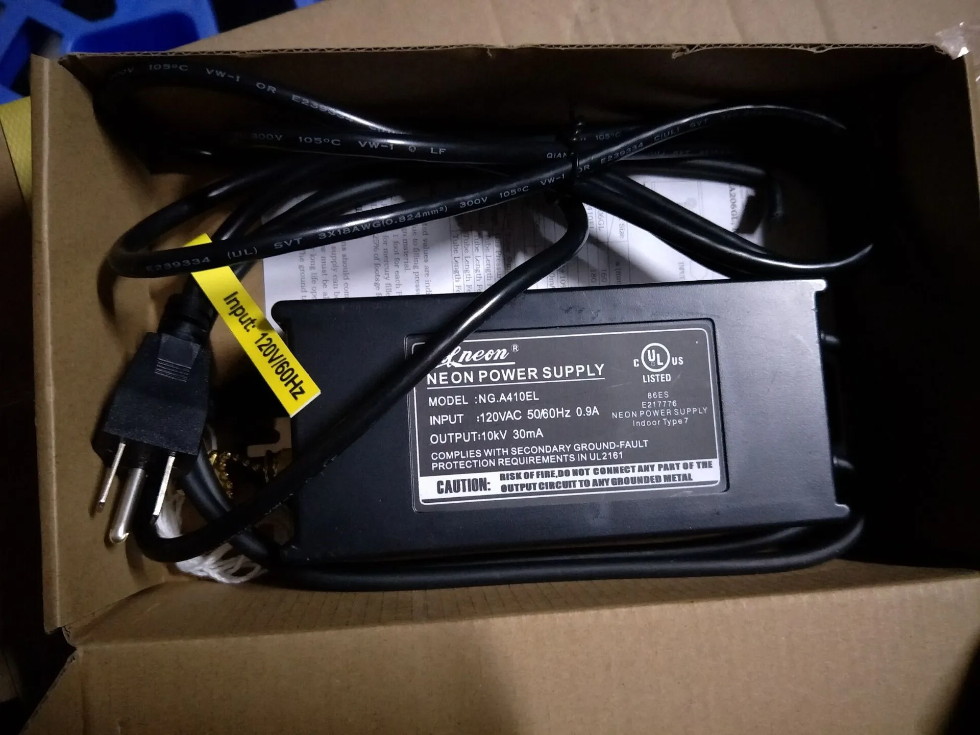 10 Kv Glass Tube Neon Sign Transformer With 110 V And 220v