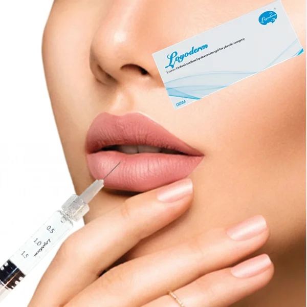 

Buy injectable hyaluronate acid lip filler Derm 2ml for lip plumper filling injections, Transparant