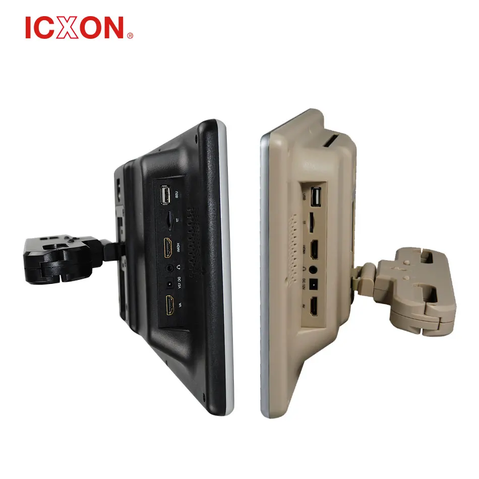 
11.6 inch ultra slim clip on portable car headrest dvd player 