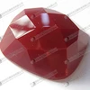 Synthetic red coral stone faceted bead,faceted stone cushion cabochon