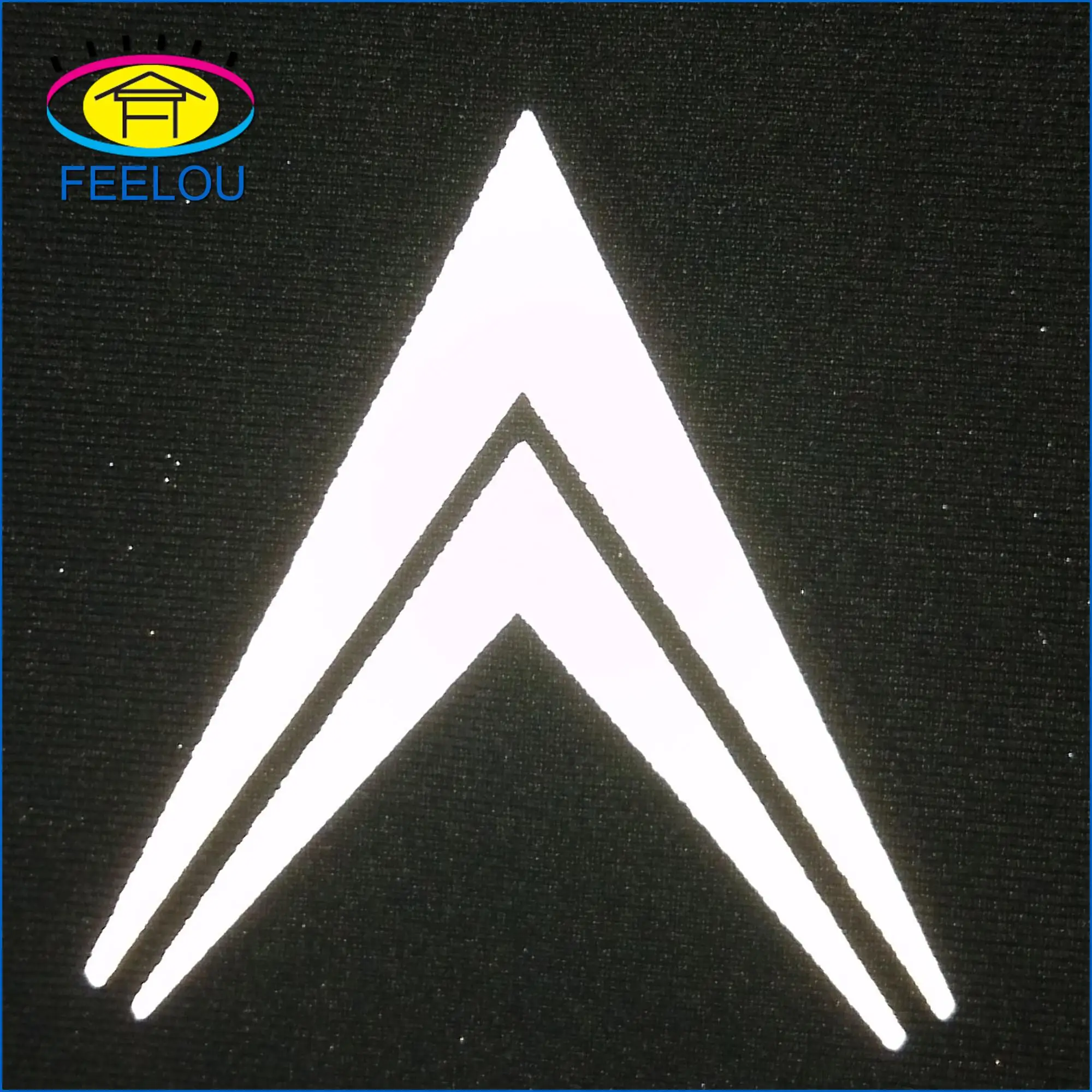 High Reflective Sliver Reflective Heat Transfer Sticker Label For