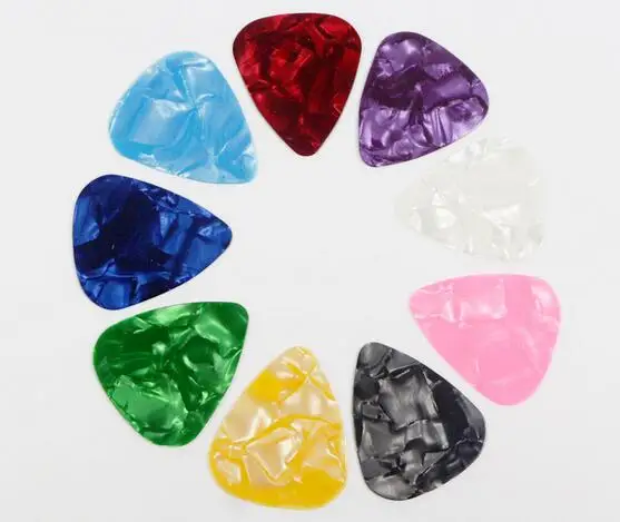 

new Celluloid Guitar Accessories Guitar Picks Plectrum Parts Accessories Celluloid 0.46mm Stringed Instruments