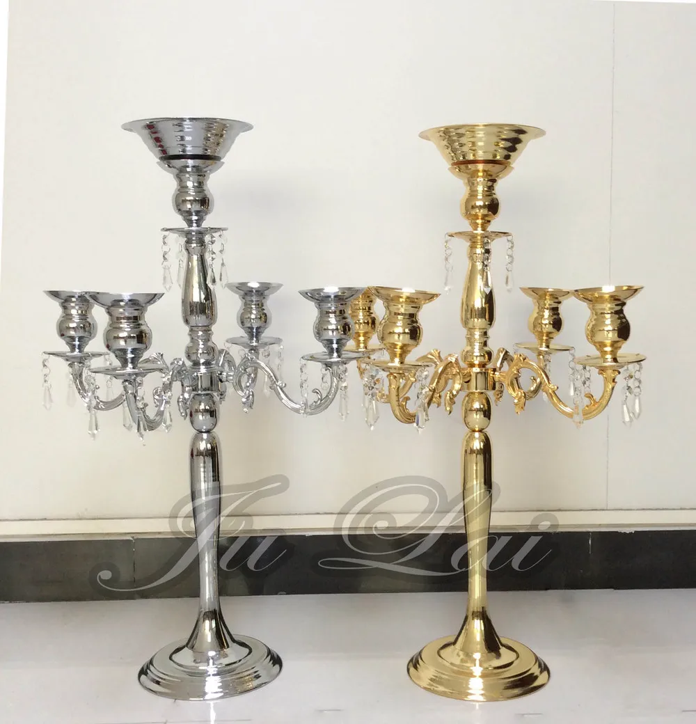 High Acrylic Plastic Wedding Candelabras Centerpiece Buy Wedding