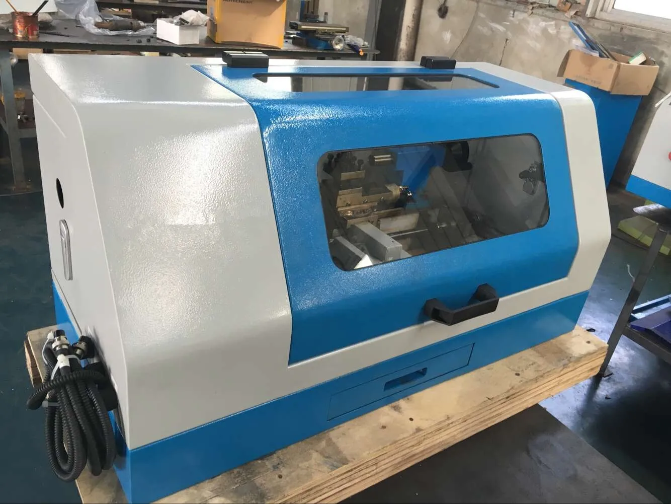 Small Benchtop Cnc Lathe Machine Price For Sale In China Sp2102 Cnc