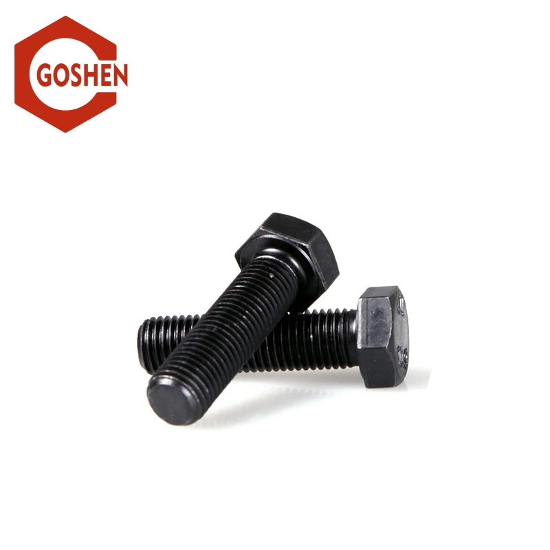 
Trustworthy China supplier din 6914 carbon steel black oxide hex bolts 