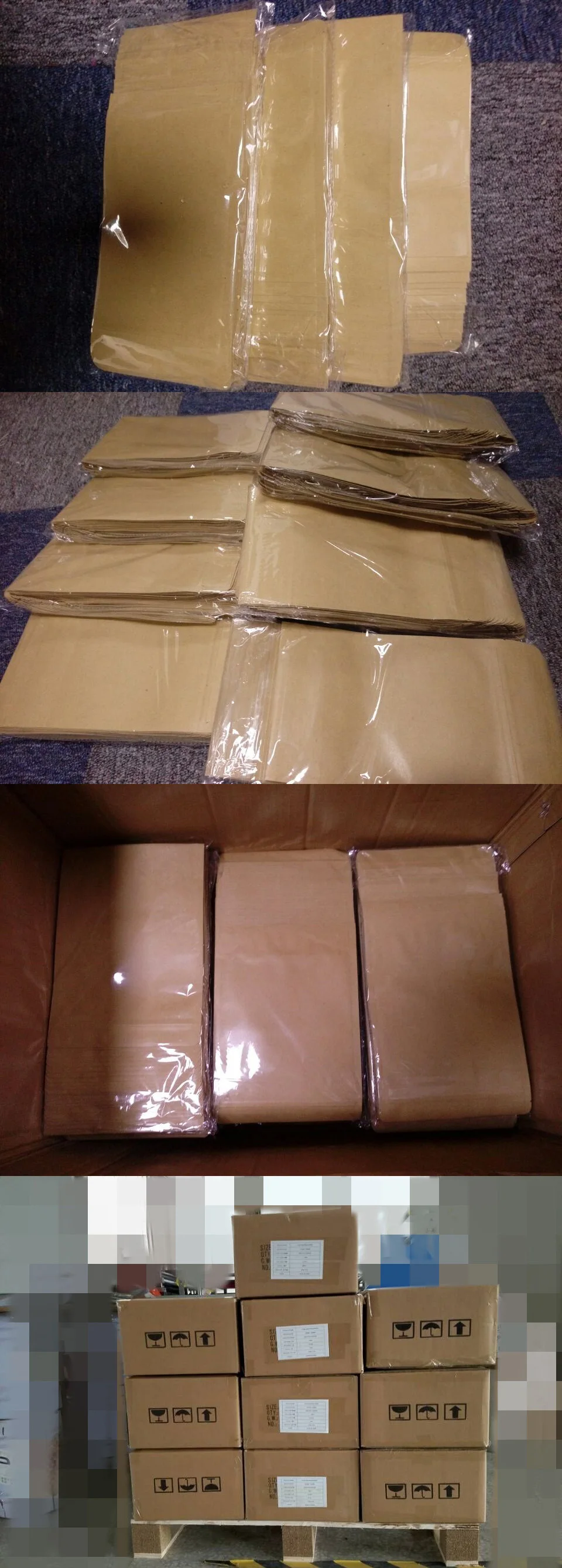 700g Powder Packaging Kraft Paper Doypack