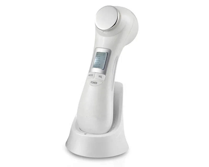 

2018 Best Selling Home Beauty Equipment 6 in 1 RF Hot Cold Led Light Therapy Ultrasound ION Vibrate Facial Machine