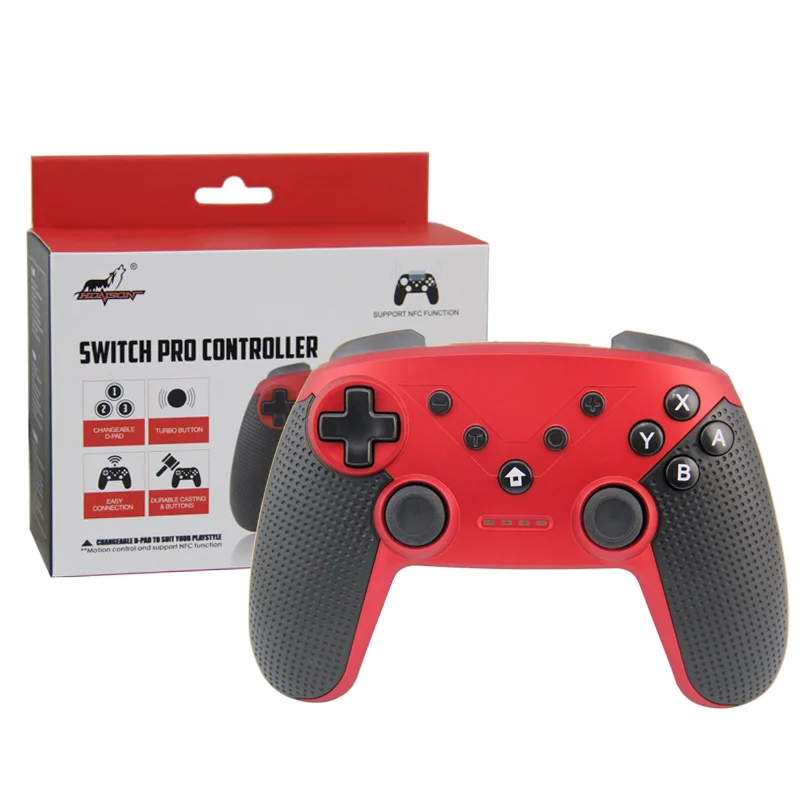 

Honson New Red Color With NFC Function joystick gamepad for Nintendo switch pro Game controller, Yellow/orange/red/green/black