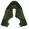 Various style semi-finished green pattern jacquard polyester material safety vamp lining men fabric upper shoes