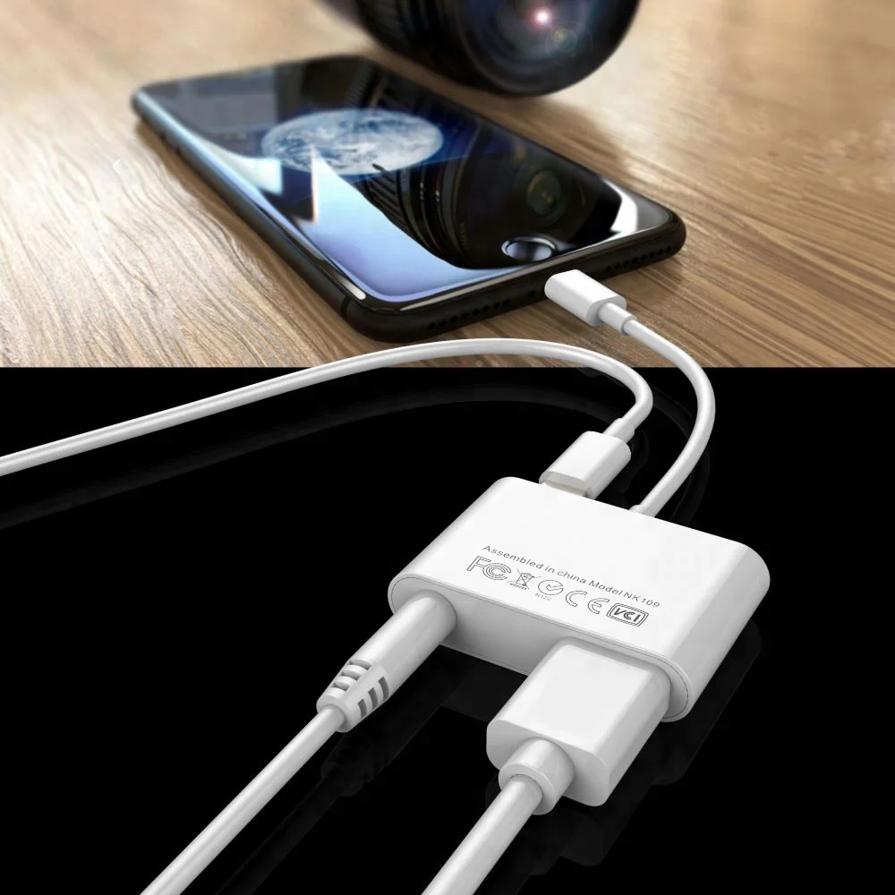 Light-ning to USB Camera Adaptor for iPhone/ iPad - ANKUX.COM