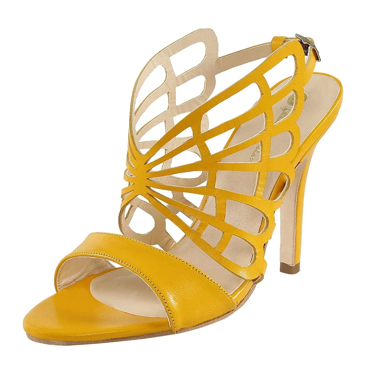 cheap yellow heels