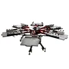 manual multi color screen printing equipment for fabric