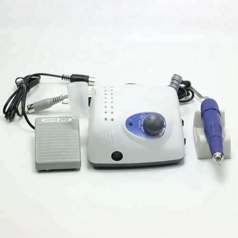 

Professional Electric Acrylic Nail Drill Machine 40000 RPM Strong 210/105l Original Portable Nail Drill Machine, White