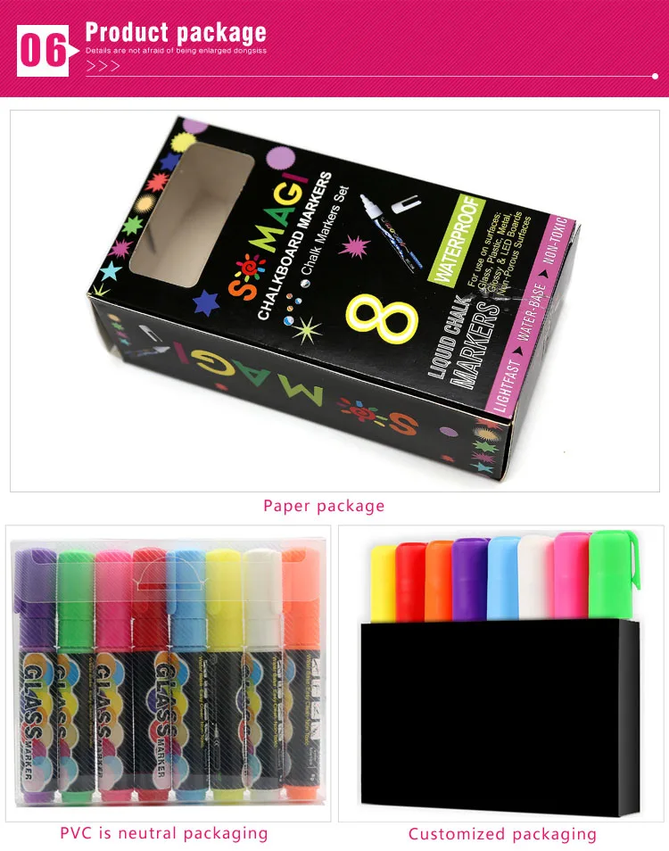 window liquid chalk marker
