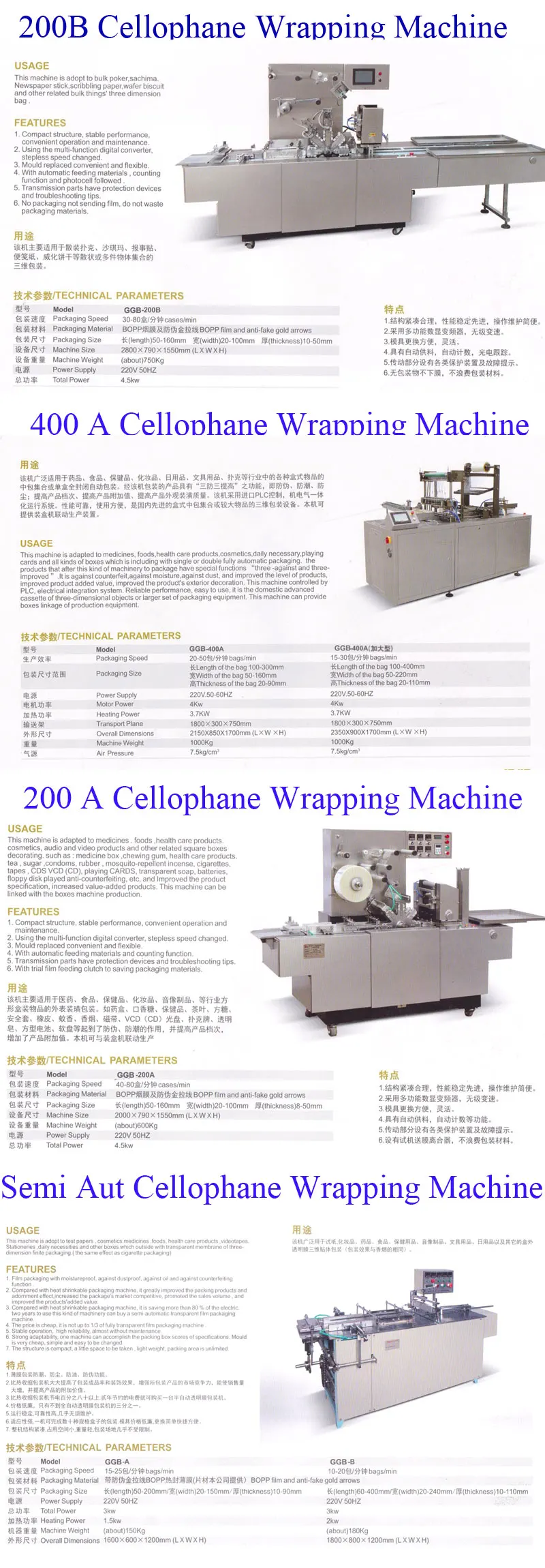 Carton Chocolate Soap Wrapper CD Packaging Tea Box Packing Production Perfume Box Overwrapping Small Cellophane Wrapping Machine