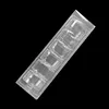 6,24 cells macaron gift tray cheap clamshell packaging plastic cosmetic pvc boxes macaron box