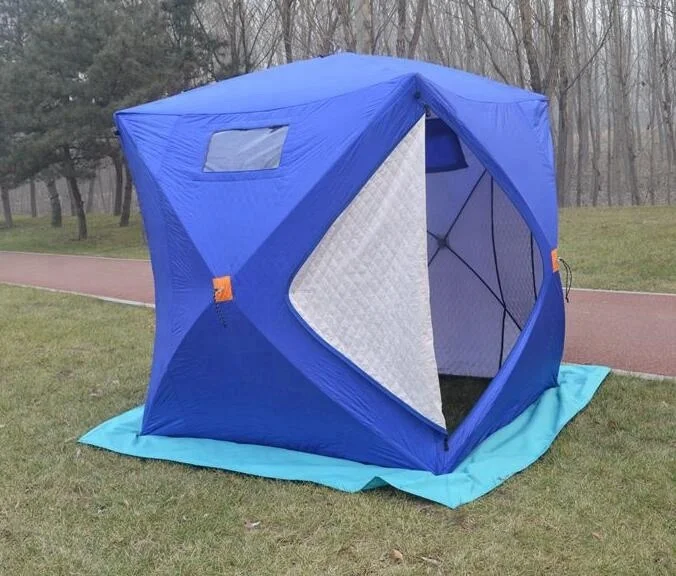 

Camping pop up quick open ice cube winter fishing tent
