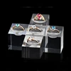 fashion high end acrylic ring display case /plexiglass jewelry stand for ring display