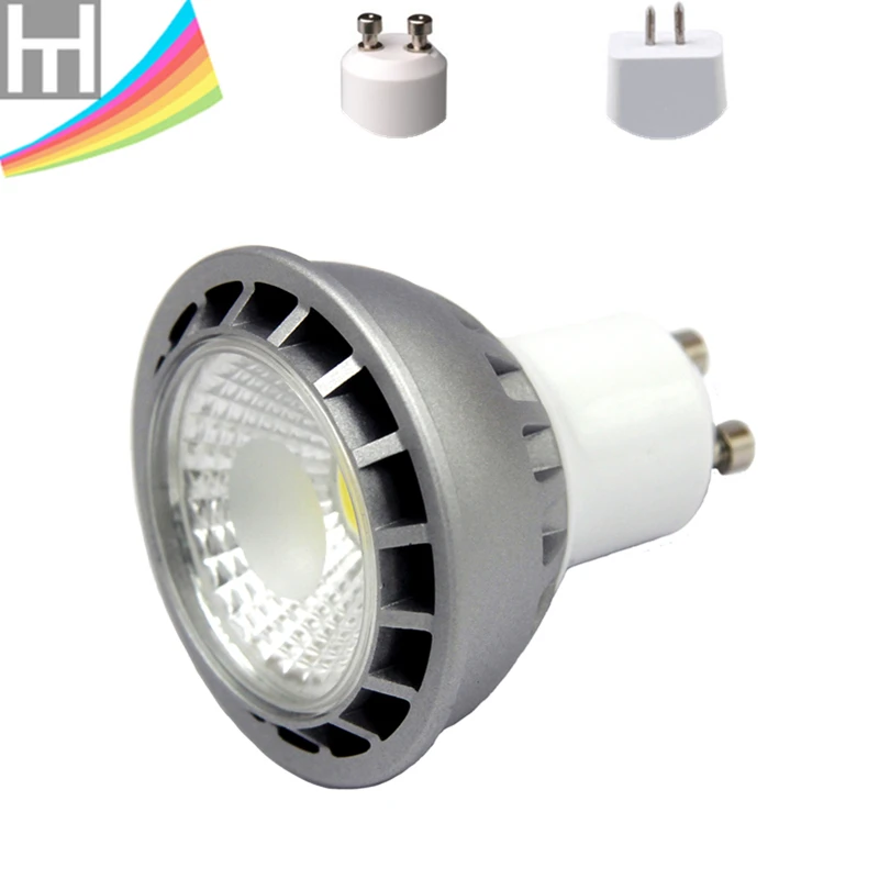 DIMMABLE 230V 5W GU10 COB HIGH OUTPUT LED 4000K COOL WHITE 440 LUMENS