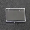 custom clear top hinged lid plastic Presentation Box for Lapel Pins