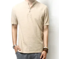 

New style low price short sleeves hemp t shirt