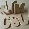 OEM Customized new design 3D decorative wooden alphabet letter