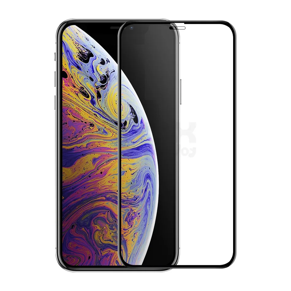 

3d shatterproof full cover tempered glass for iPhone XS Max