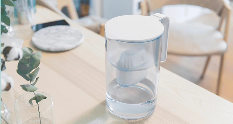 小米米嘉过滤器水壶多个高效过滤作为材料无钠水过滤器家用