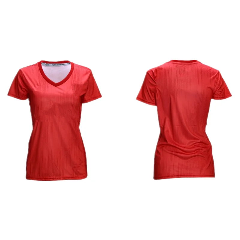 

Wholesale Big Size Cheap Women Jersey Red Color, Any color is available