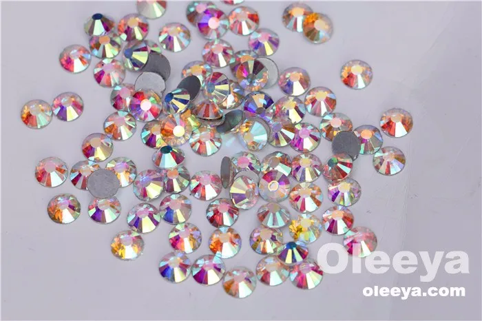 Wholesale Newest Moonlight Color Nail Art Crystal Rhinestone SS20 Flat Back Round Non Hot Fix Rhinestone for Nails