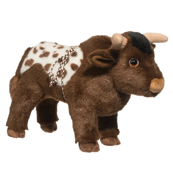stuffed bull toy