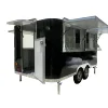 High quality trailer type roasted chicken food trailer rolled fried ice cream truck for sale