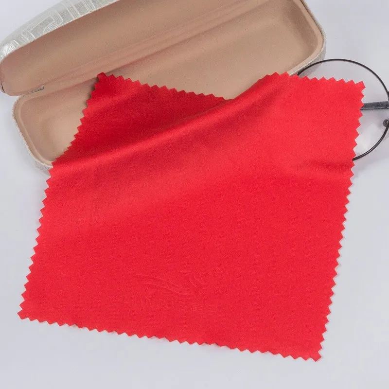 Suede glasses cleaner microfiber glasses cleaning cloth