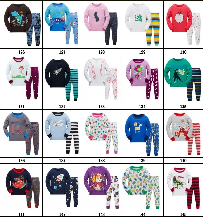 Knitted 100% Cotton Wholesale Kids Pajamas Boys Sleepwear Pajamas.JPG