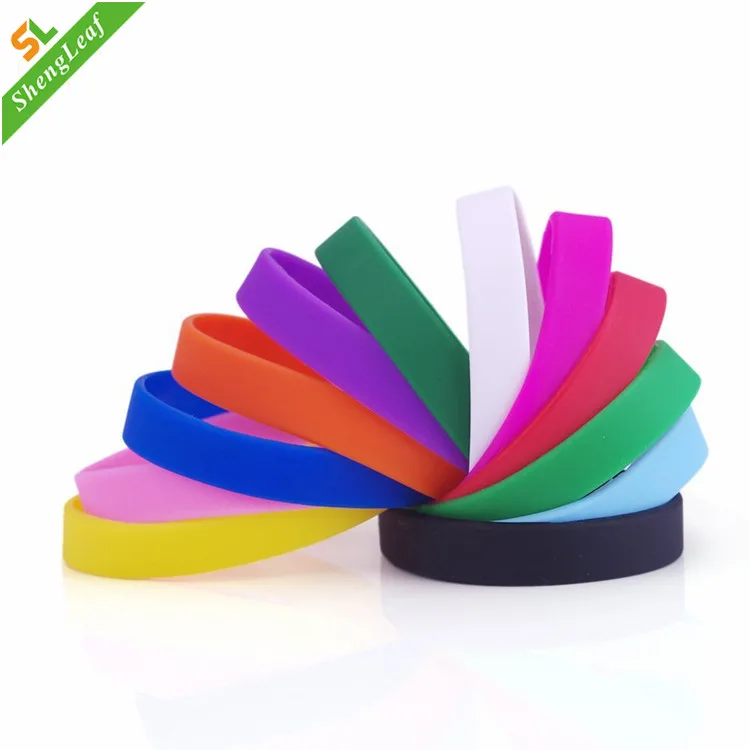 

Brand new design no smell wrist bands silicone rubber, Pantone color