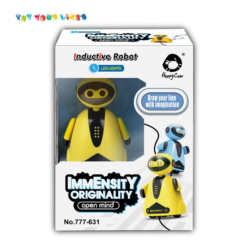 Kids Best Gift Intelligent Drawn Line Magic Pen Inductive Robot