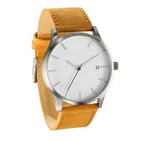 

China factory HOT sales in European Watch Manufacturer custom Leather quartz wrist watch