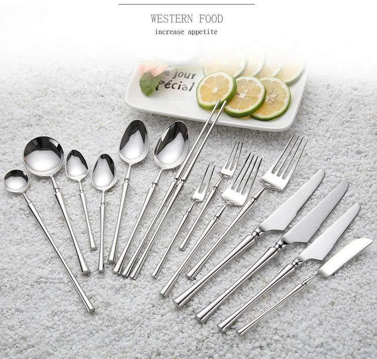 airline hotel purchase cutlery set luxury flatware set for home hotel restaurant etc