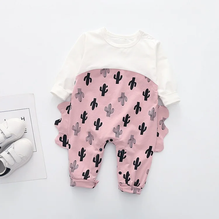 

Wholesale Importer Of Chinese Goods In India Delhi Of Boutique Organic Cotton Patchwork Baby Kimono Cactus Body Romper, As pictures or as your needs