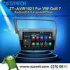 Quad-core 10.2 inch 1080P android 4.4.4 system car headunit for VW Golf 7 android car dvd gps with android car multimedia