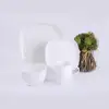 Best quality hotel make your own square antique stoneware dinnerware with logo